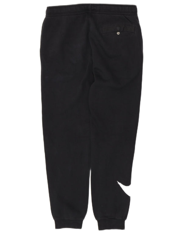 NIKE Muške trenirke s grafičkim motivima, male crne pamučne hlače