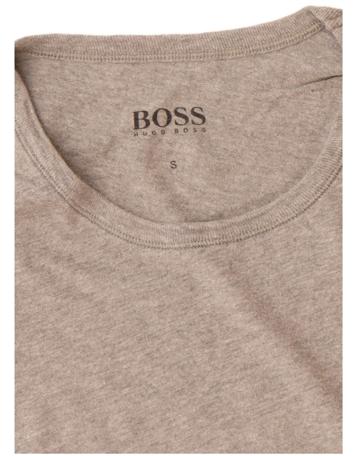 Hugo Boss Muška majica kratkih rukava Mali sivi pamuk