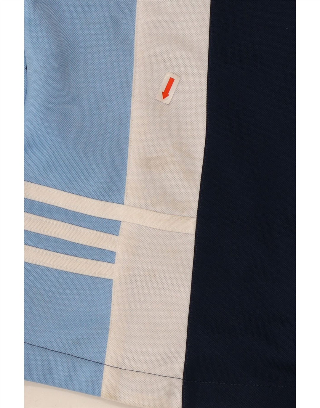 ADIDAS ženska gornja jakna trenirke UK 16 Large Navy Blue Colourblock