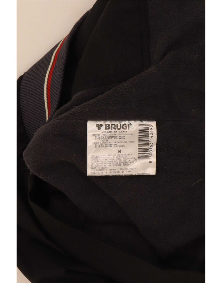 Brugi Mens Gilet UK 38 Medium Black Colourblock poliamid