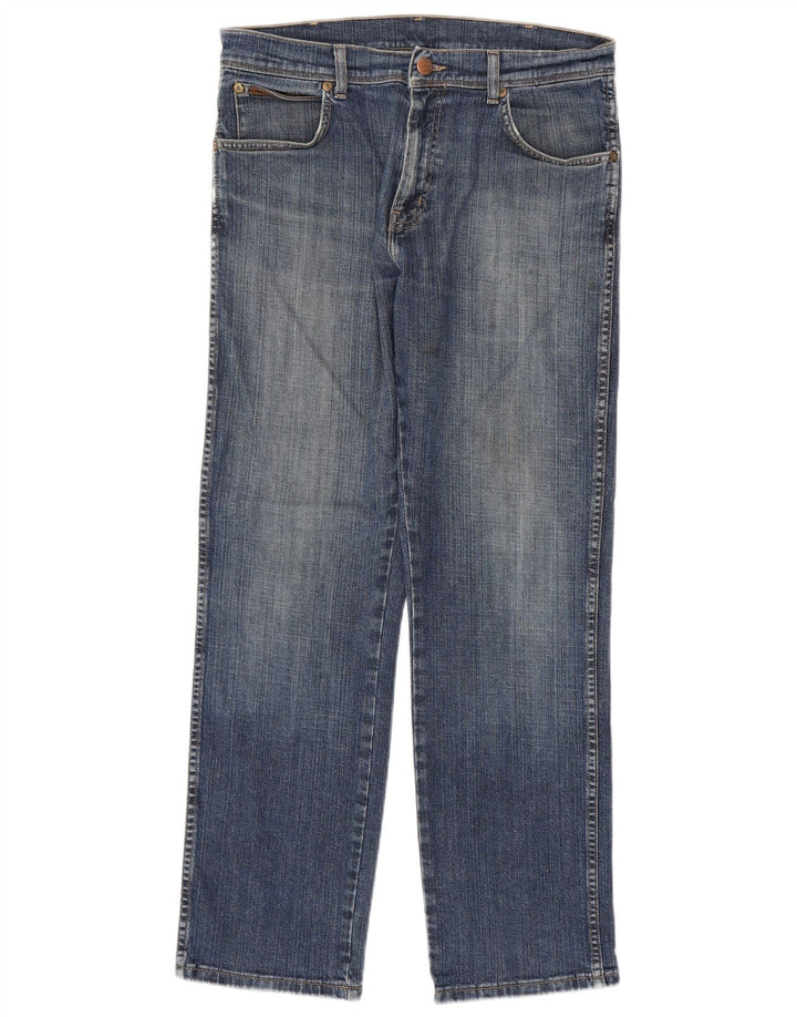 Wrangler muške ravne traperice W32 L30 plave