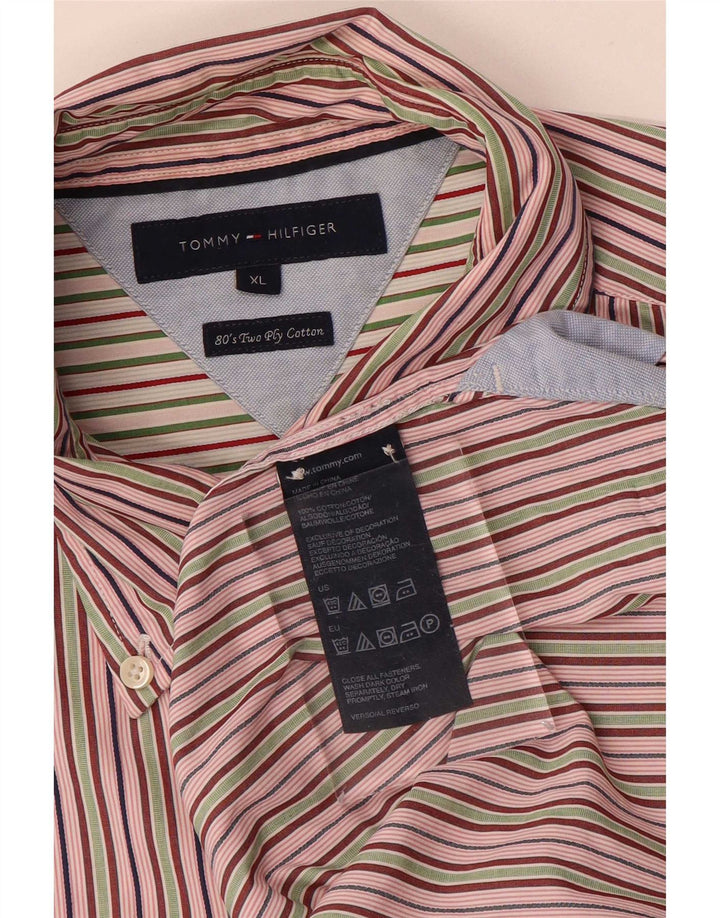 Tommy Hilfiger muška košulja XL pamuk s višebojnim prugama