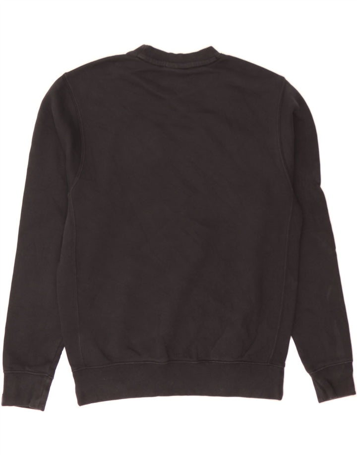 NIKE Mens Graphic Sweatshirt Jumper Small Black Cotton Vintage Nike and Second-Hand Nike from Messina Hembry 