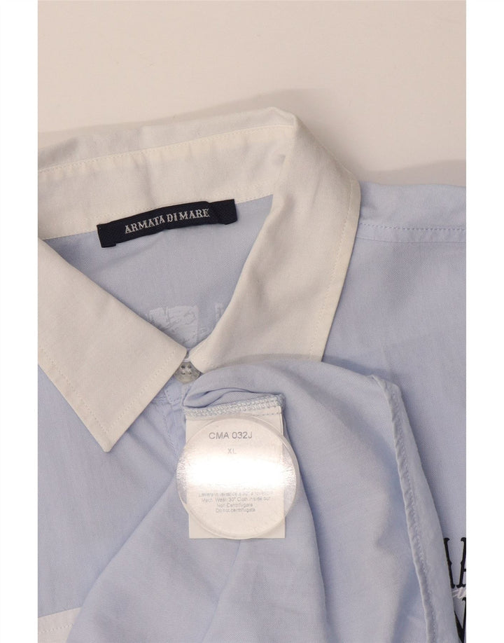 Armata Di Mare majica s motivima za dječake 13-14 godina XL, plavi pamuk