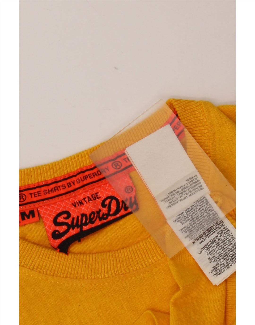 Superdry muška grafička majica kratkih rukava Srednje žuti pamuk