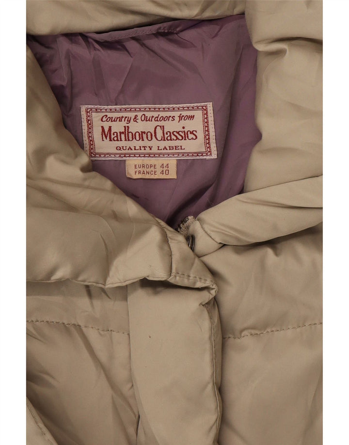 MARLBORO CLASSICS Womens Padded Jacket Size 40 Medium Green Polyester Vintage Marlboro Classics and Second-Hand Marlboro Classics from Messina Hembry 