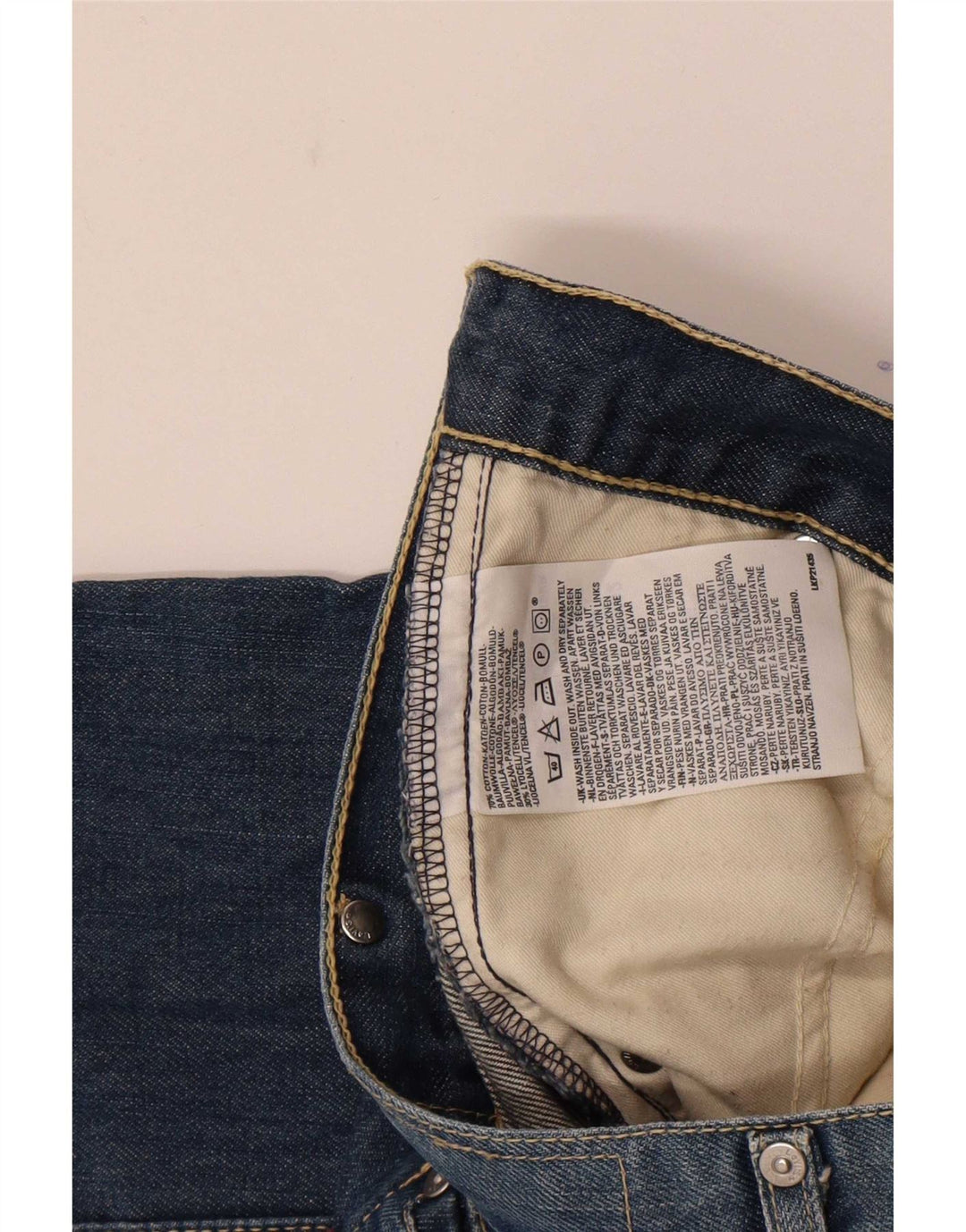 Levi's muške banana bootcut traperice W30 L29 plavi pamuk