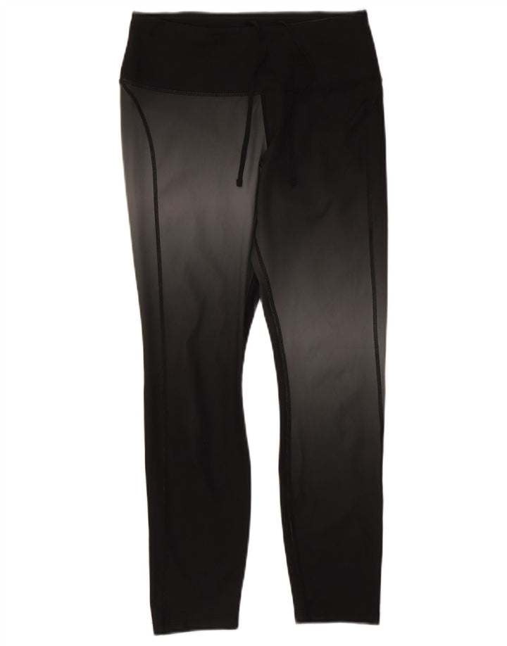 Nike Ženske Dri Fit Crop Leggings UK 12 Srednji crni poliester