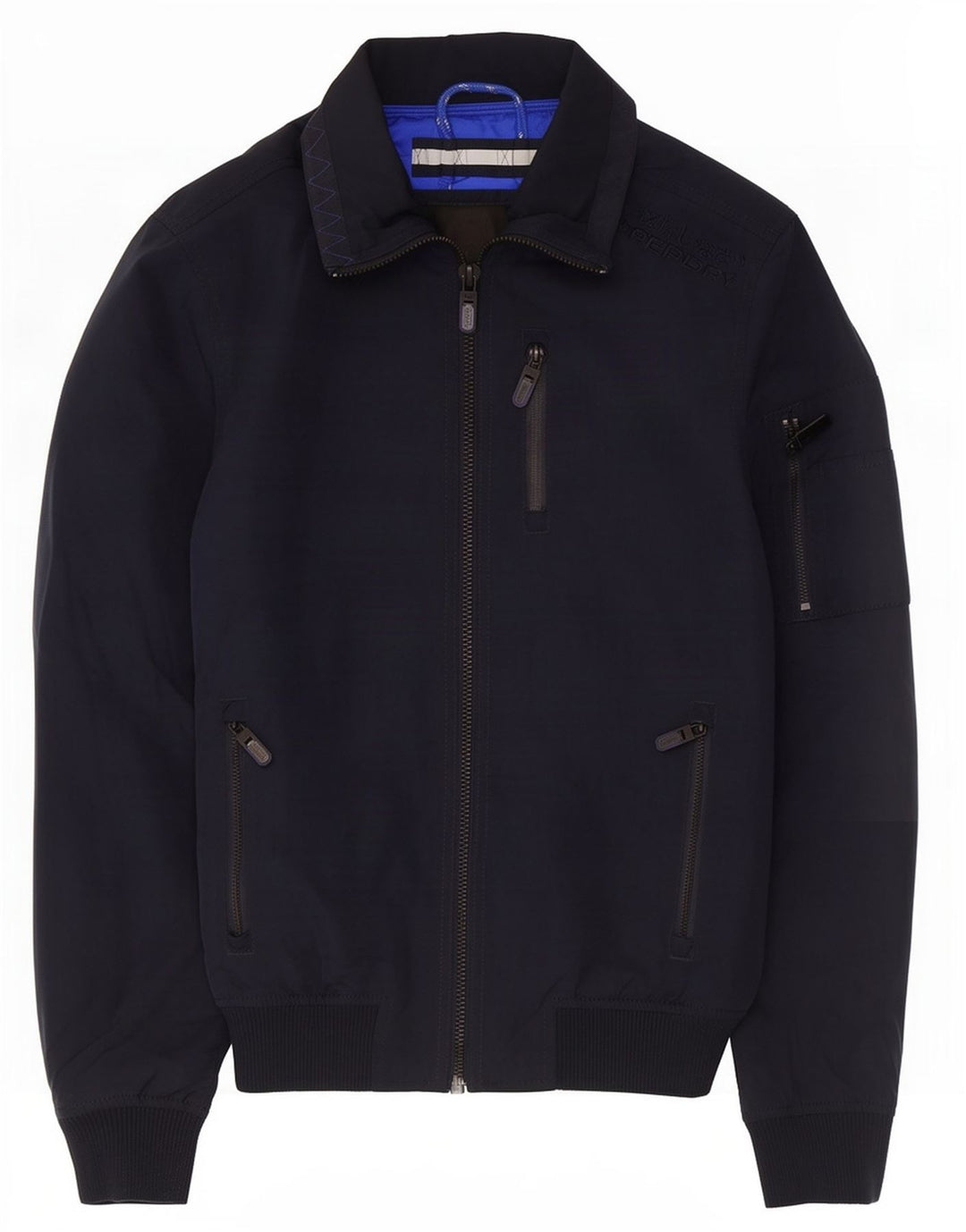 Superdry muška bombaška jakna UK 36 mala tamnoplava poliester