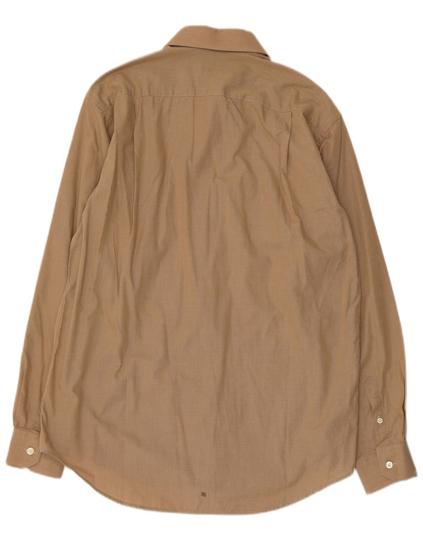 PIERRE CARDIN Muška košulja, veličina 39, srednje bež pruge, pamuk