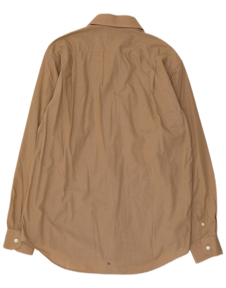 PIERRE CARDIN Muška košulja, veličina 39, srednje bež pruge, pamuk