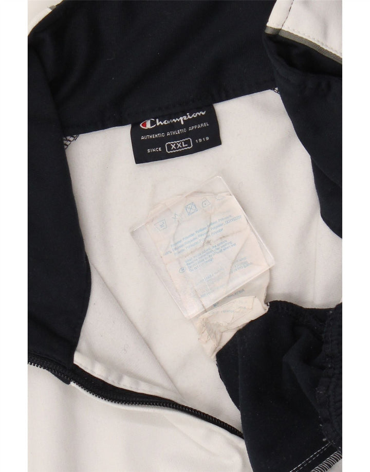 Champion muška trenirka Regular Fit Gornja jakna 2XL bijele boje