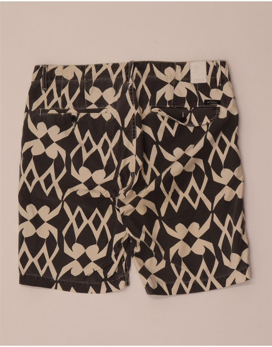 Scotch & Soda muške chino kratke hlače W32 srednje crne geometrijske boje