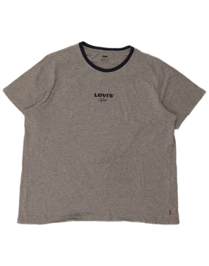 Levi's muška majica s grafičkim motivima XL, sivi pamuk