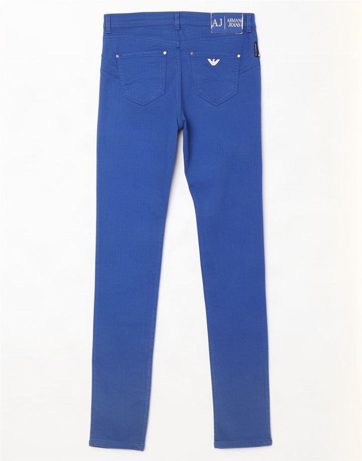 Armani Jeans ženske push up uske traperice W24 L28 plavi modal