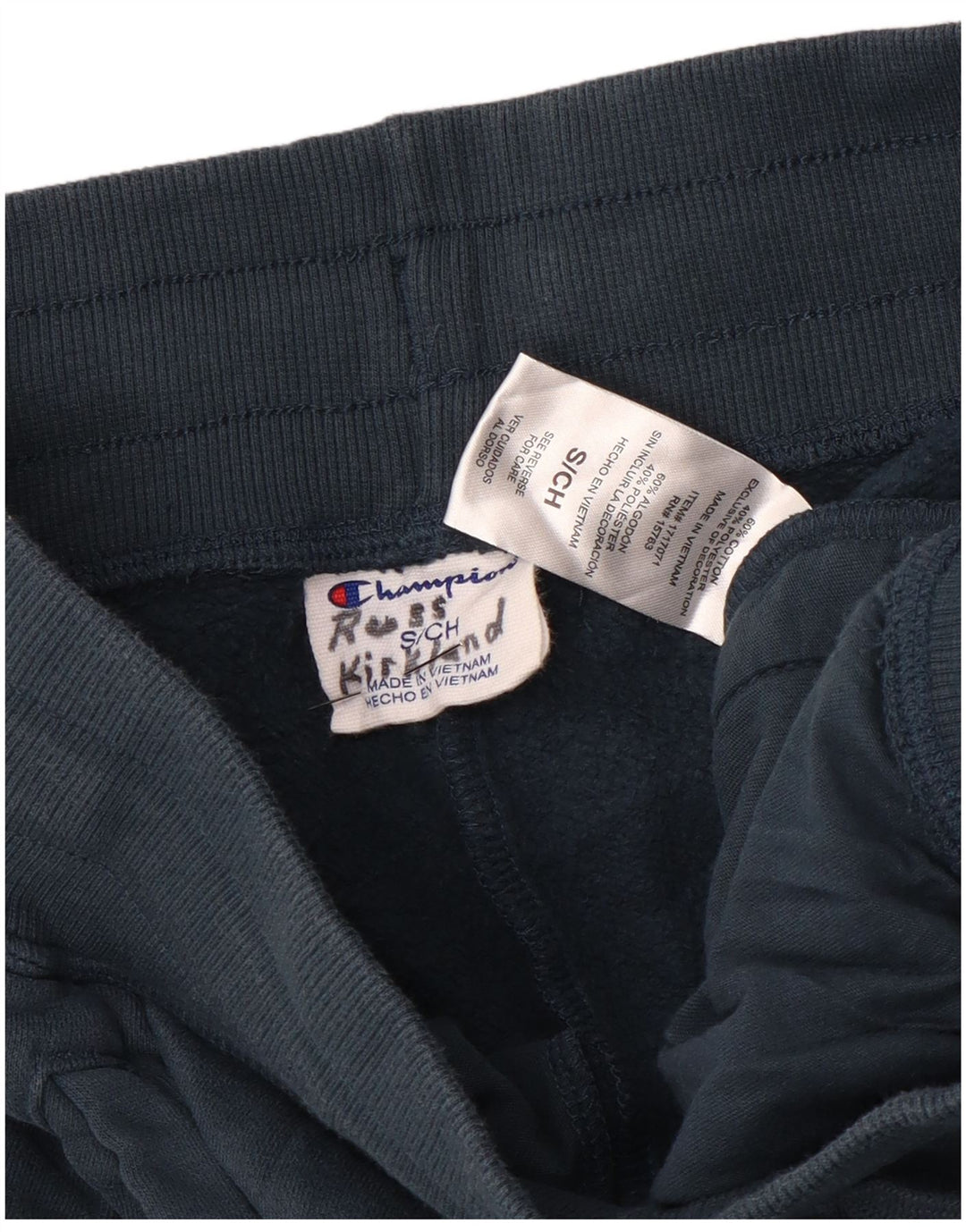 CHAMPION Ženska trenirka Hlače Joggers UK 10 Small Blue Cotton