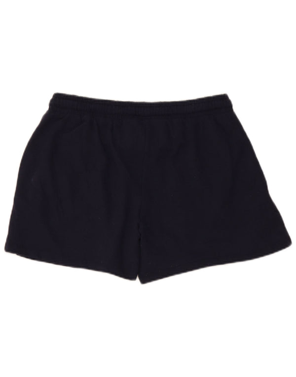SUPERGA Womens Sport Shorts UK 8 Small  Navy Blue Cotton