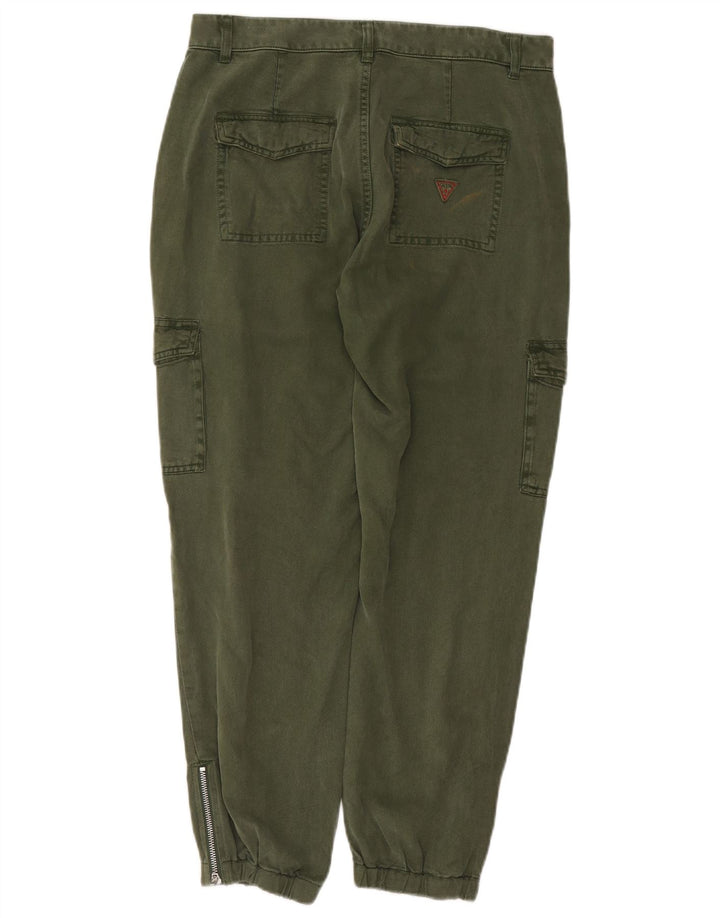 Guess Ženske Joggers Cargo Hlače W28 L29 Zelene