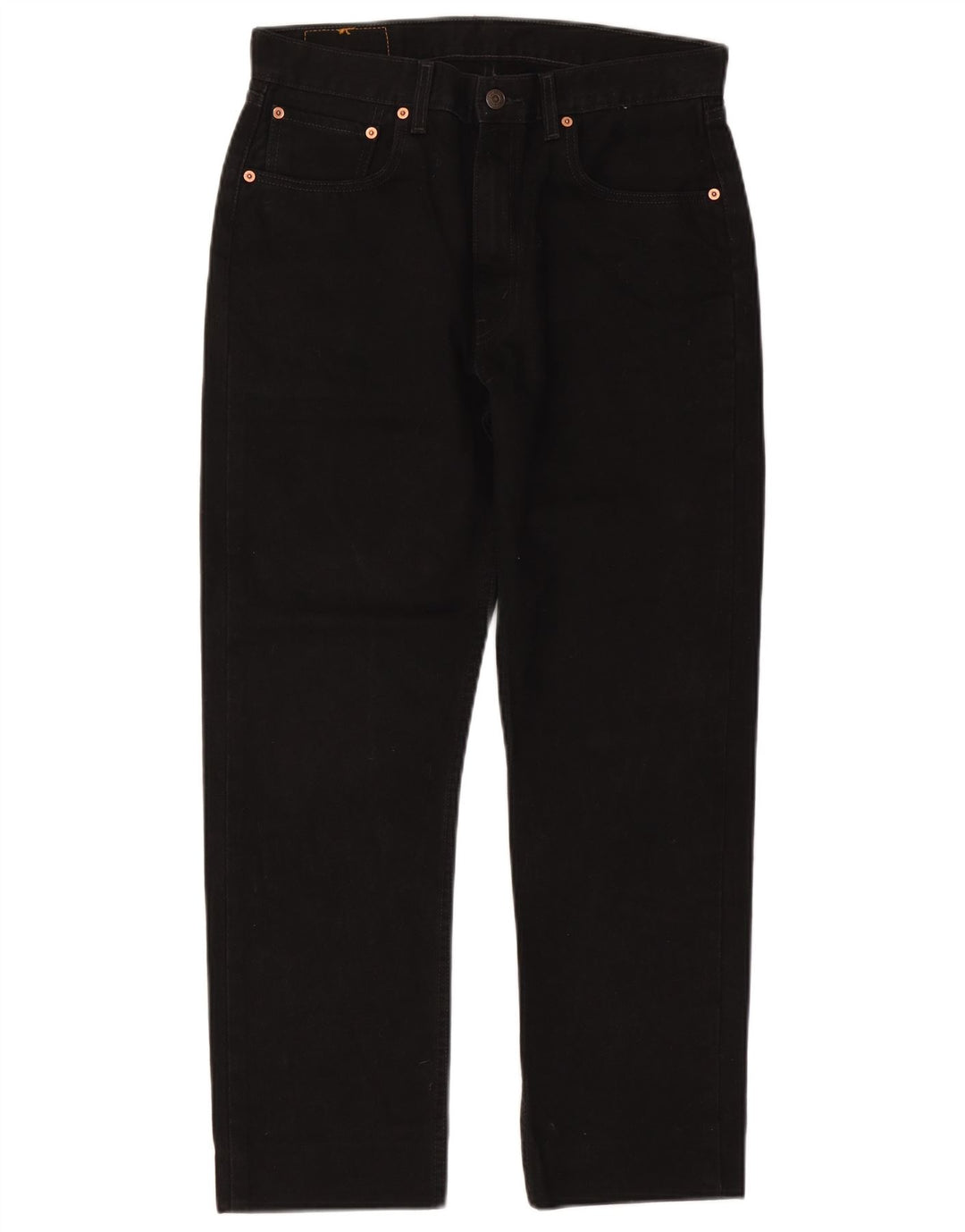 Levi's muške 534 ravne traperice W34 L28 crni pamuk