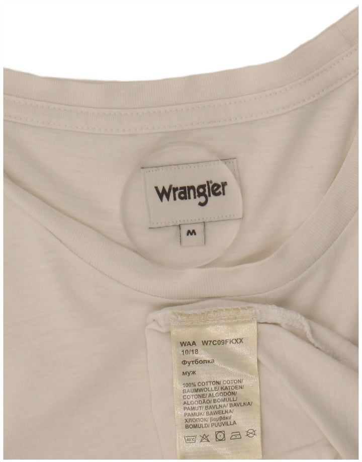 Wrangler muška grafička majica kratkih rukava Srednje bijeli pamuk