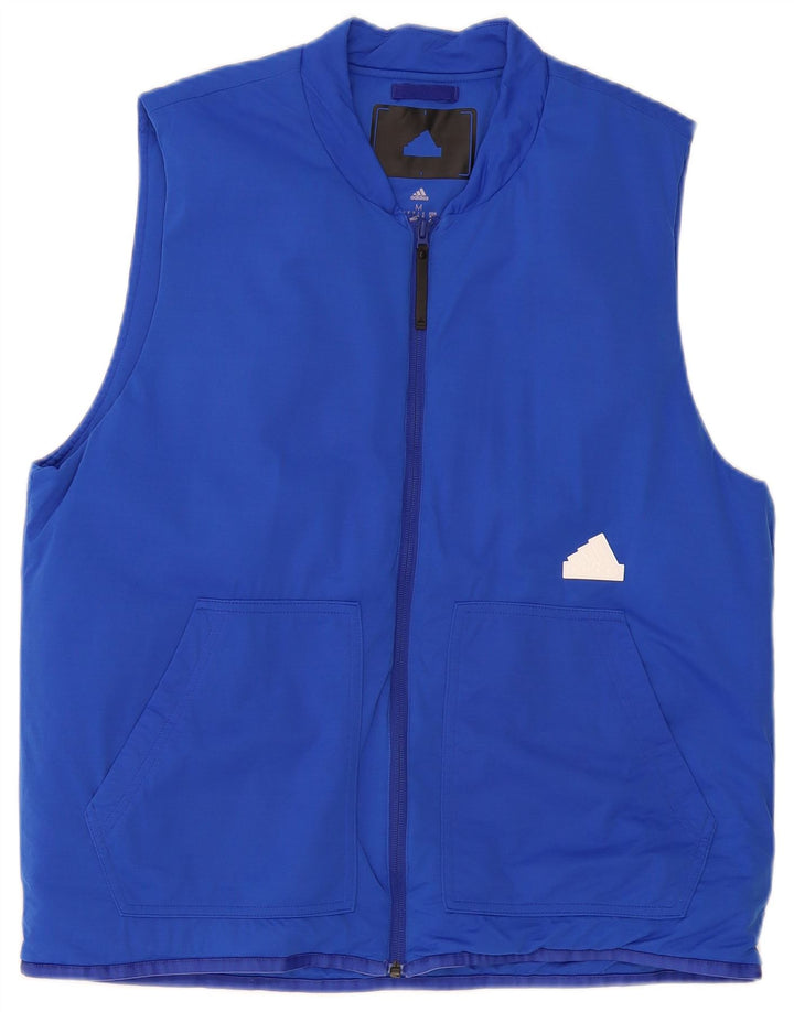 Adidas muška jakna UK 38 Medium Blue Colourblock poliamid