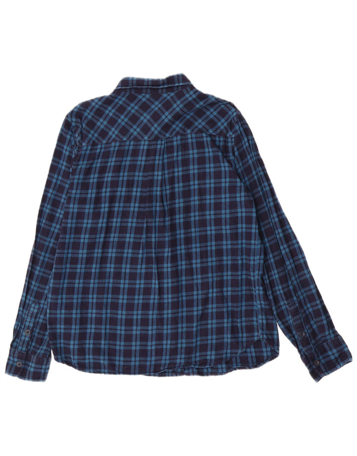 Mountain Warehouse muška flanelska košulja, veliki tamnoplavi karirani pamuk
