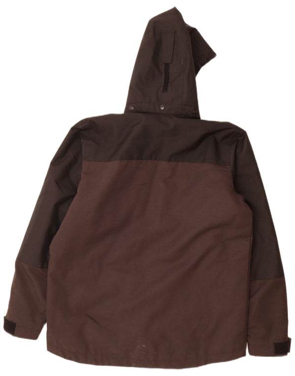 Helly Hansen muška grafička vjetrovka jakna UK 40 Large Brown Colourblock