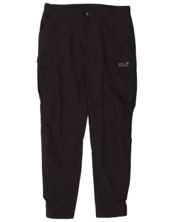 Jack Wolfskin Ženske kargo hlače za trčanje W34 L32 sivi poliester