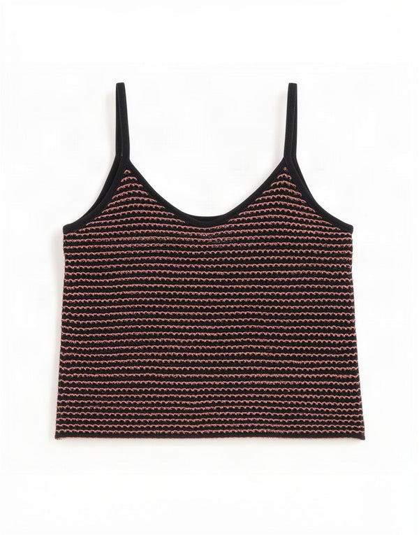 Zara ženski kratki Cami Top UK 10 male tamnoplave pruge
