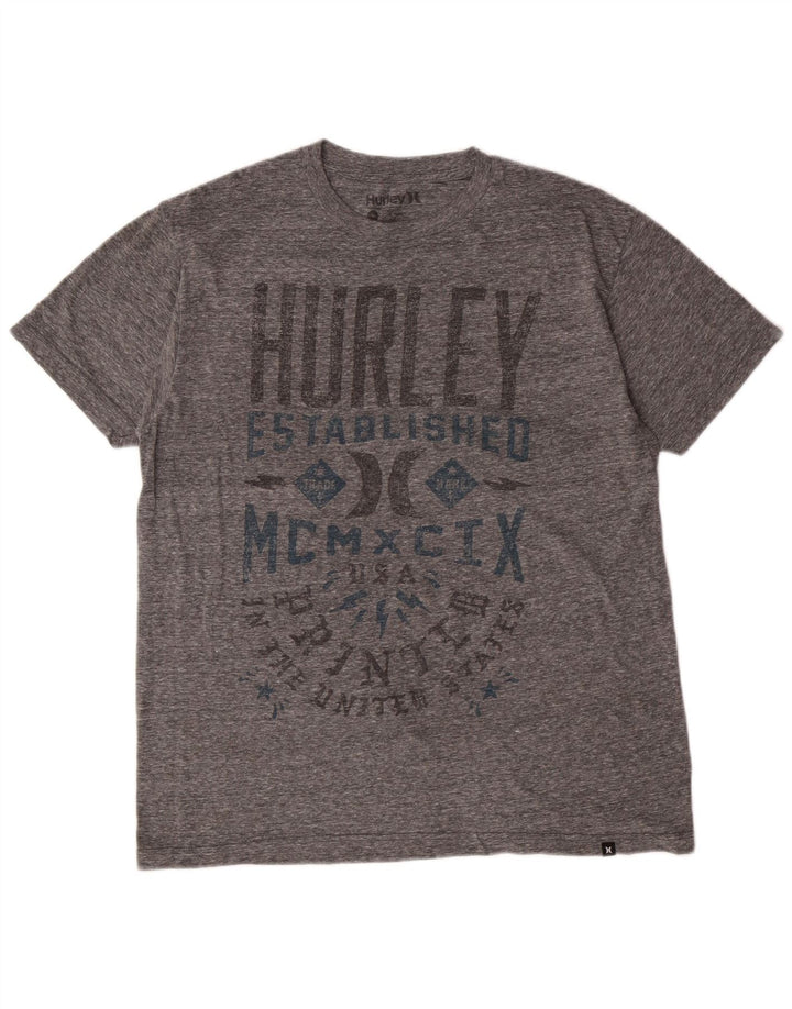 Muška majica kratkih rukava Hurley Regular Fit srednje siva