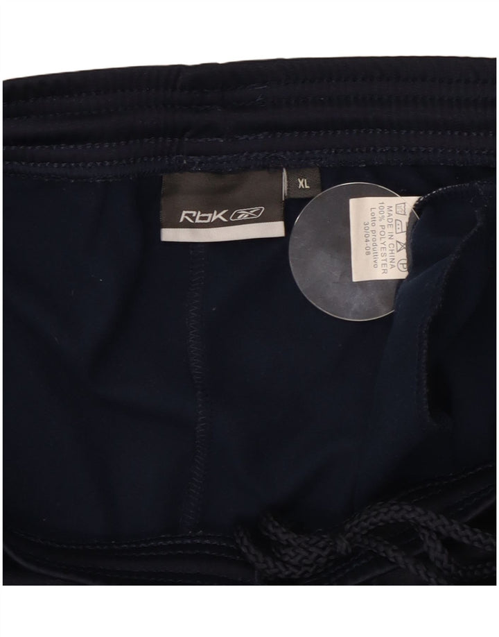 Reebok muške hlače za trenirku XL tamnoplavi poliester