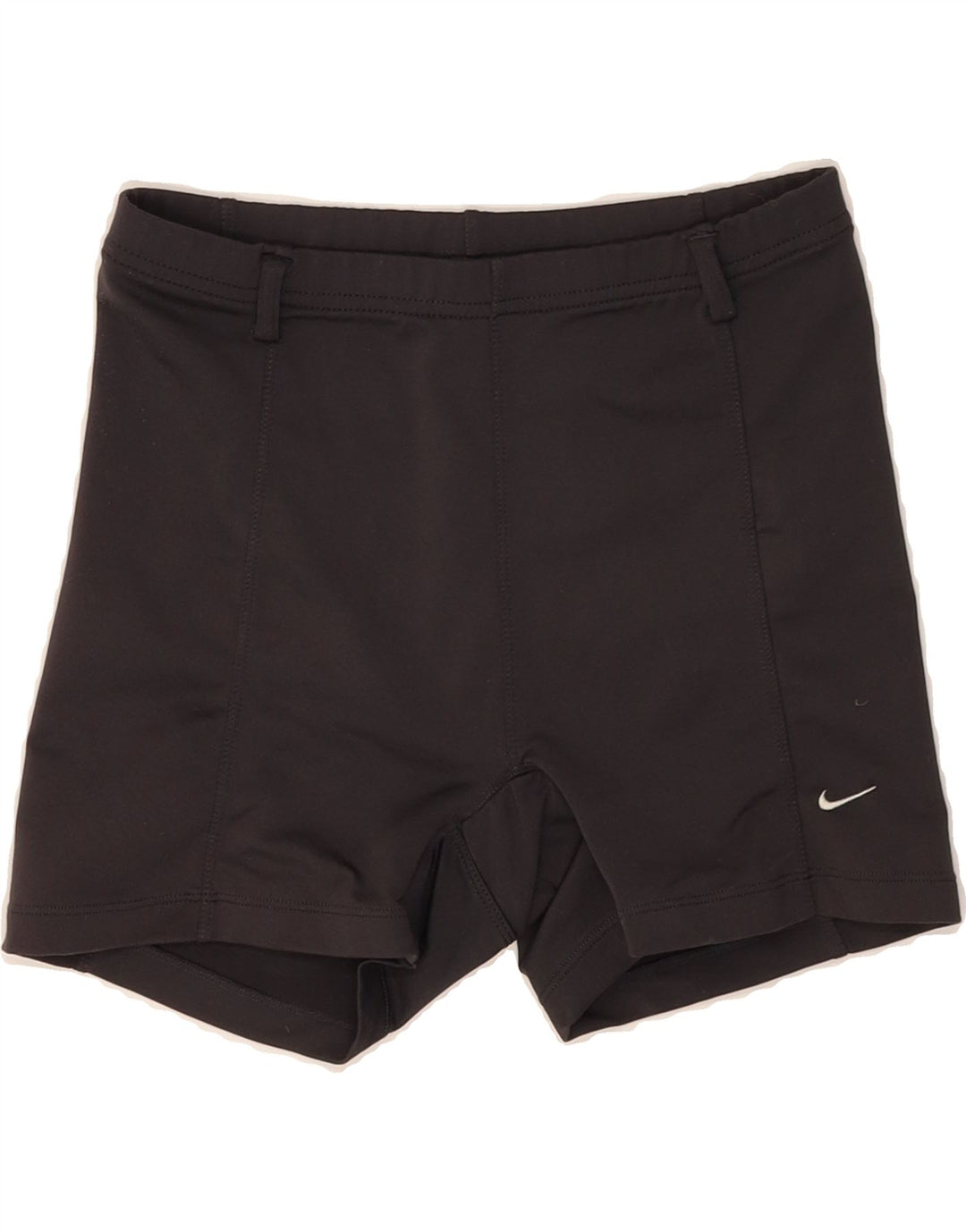 NIKE Womens Sport Shorts US 8/10 Medium  Grey Polyester Vintage Nike and Second-Hand Nike from Messina Hembry 