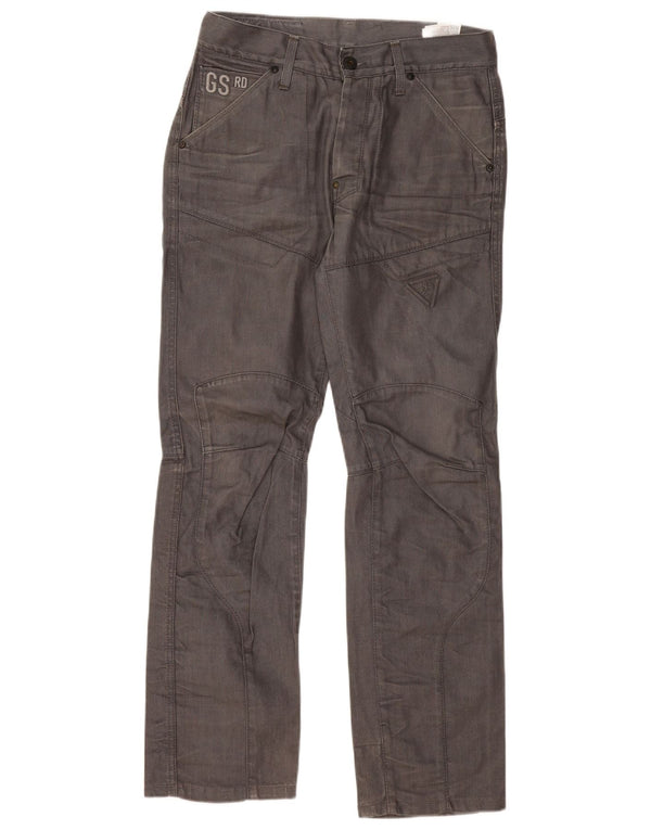 G-STAR muške ravne traperice W32 L34 Sivi pamuk