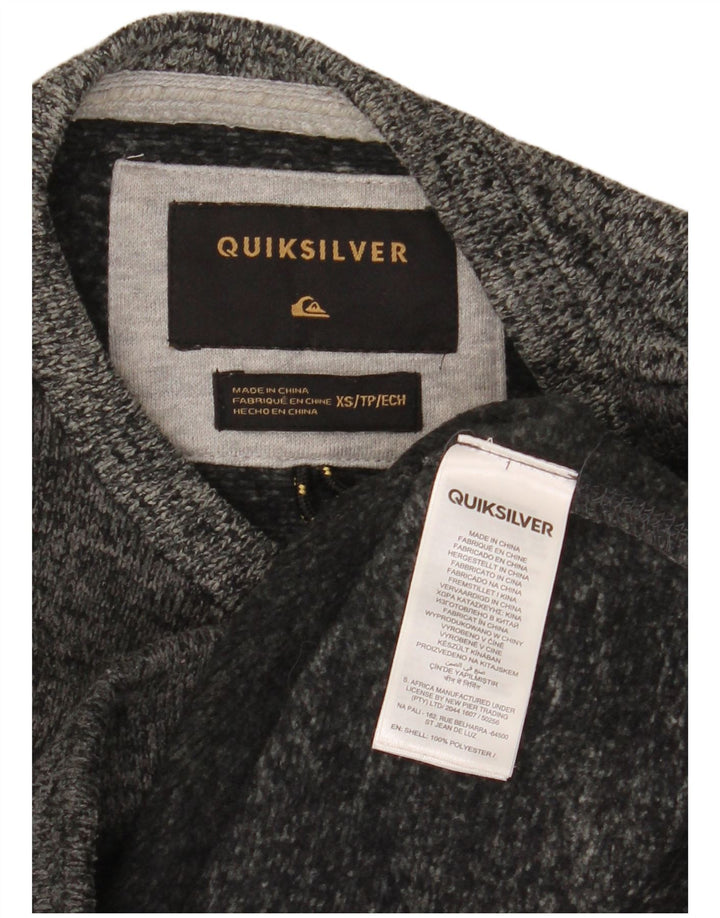 Quiksilver muški džemper XS sivi flekasti poliester