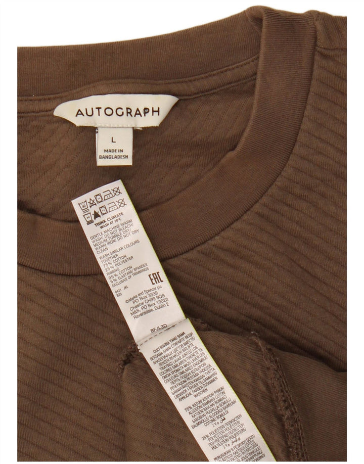 Marks & Spencer muška majica s autogramom, veliki smeđi pamuk