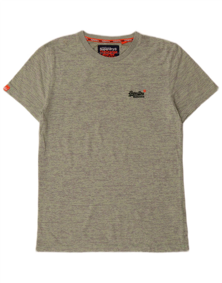 Superdry muška majica kratkih rukava, srednji pamuk na zelene pruge