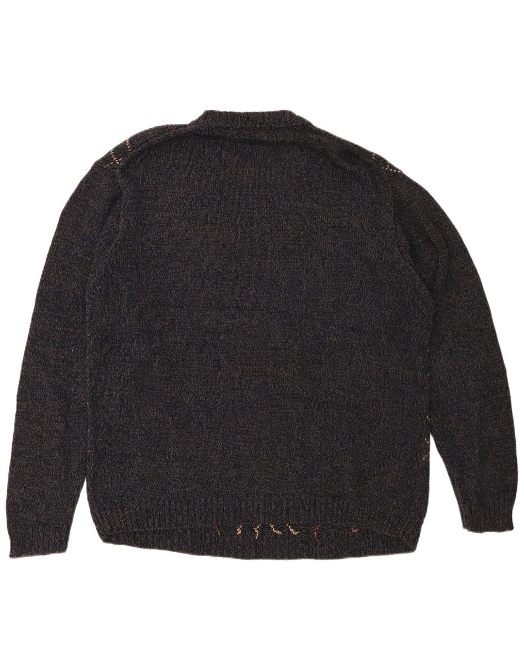 DOCKERS Muški džemper s okruglim izrezom XL tamnoplavi Argyle/Diamond pamuk