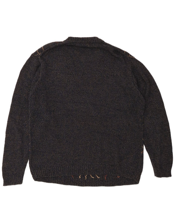 DOCKERS Muški džemper s okruglim izrezom XL tamnoplavi Argyle/Diamond pamuk