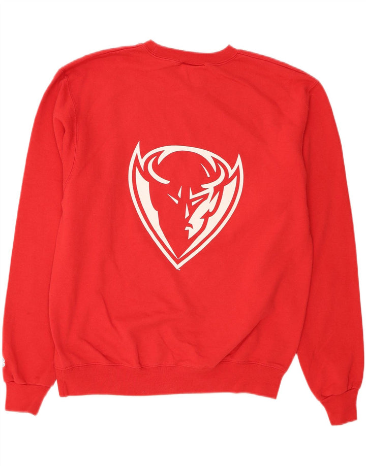 CHAMPION Mens Graphic Sweatshirt Jumper Medium Red Vintage Champion and Second-Hand Champion from Messina Hembry 