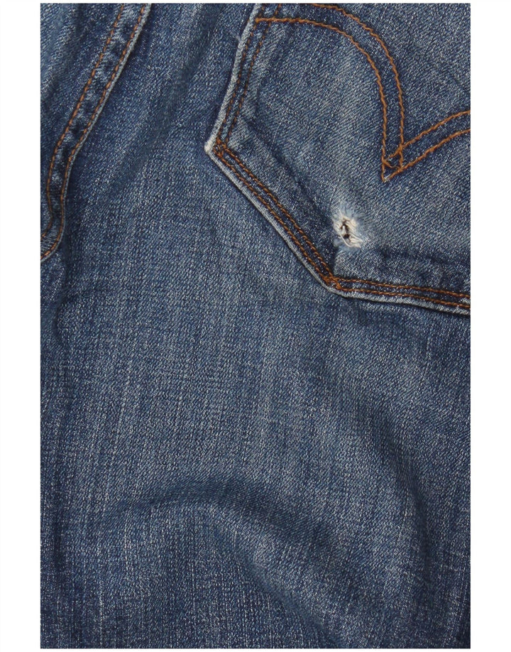 Levi's ženske 525 Bootcut traperice US 10 Large W30 L28 plavi pamuk