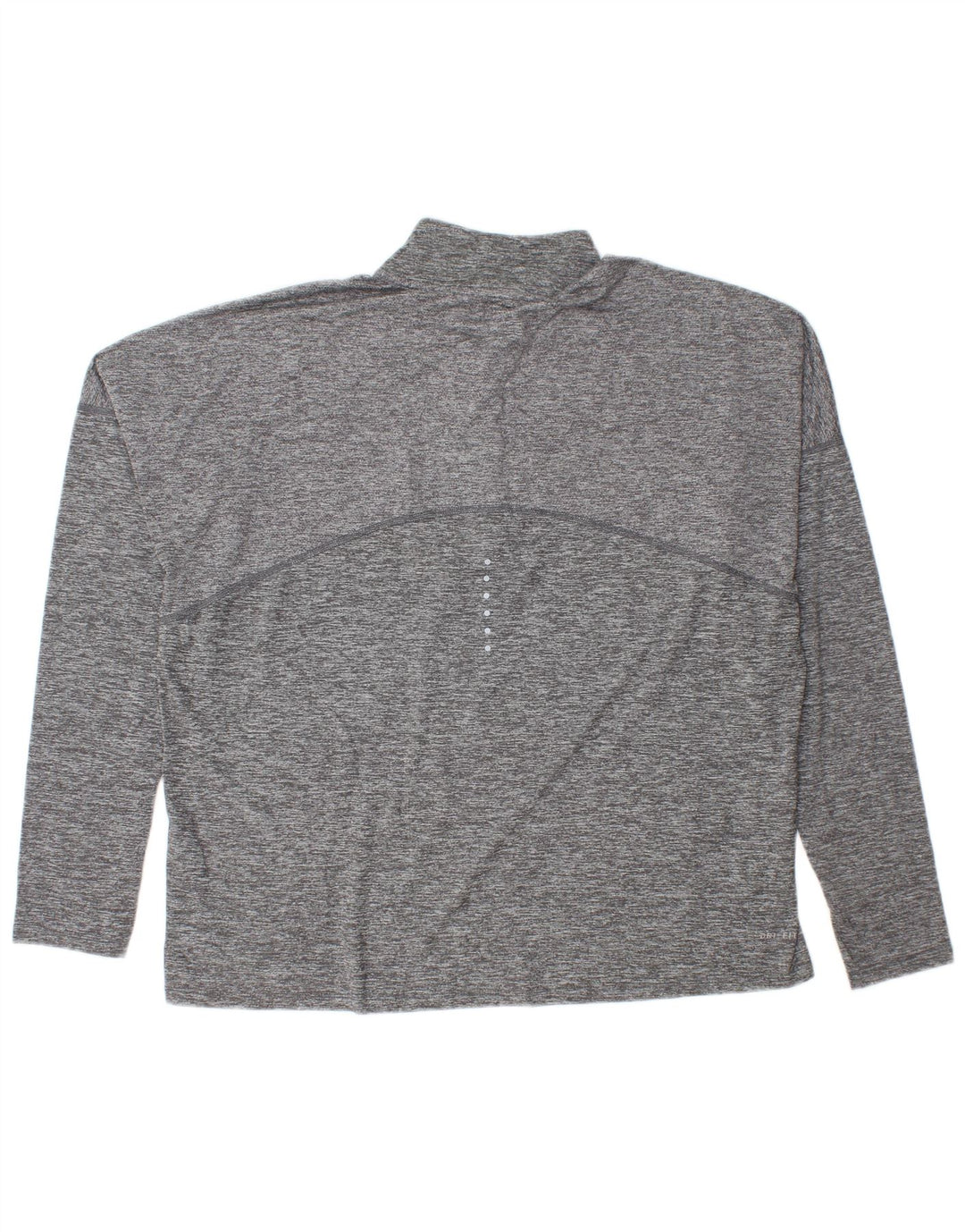 Nike Muška majica s izrezom i gornjim dijelom trenirke XL sivi flekasti poliester