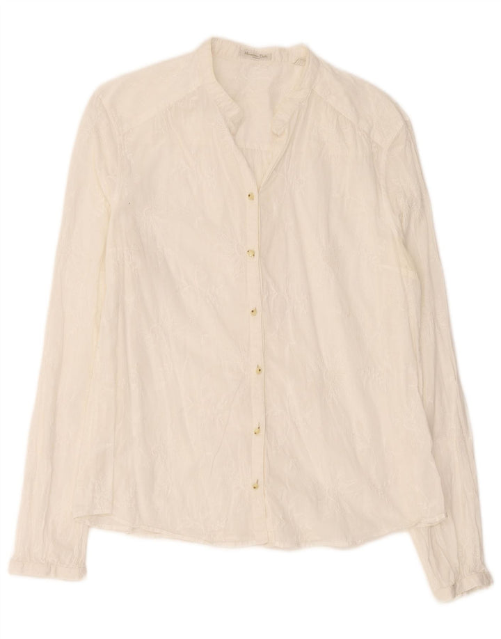 Ženska košulja Massimo Dutti EU 44 XL sivo bijela cvjetna