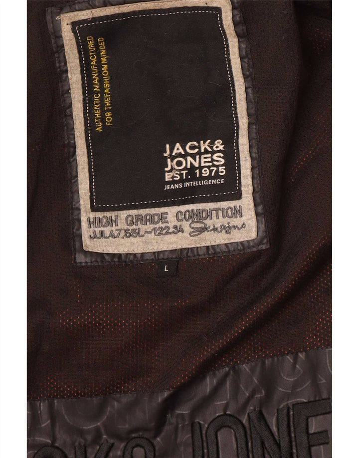 Jack & Jones muška podstavljena jakna UK 40 Large Brown