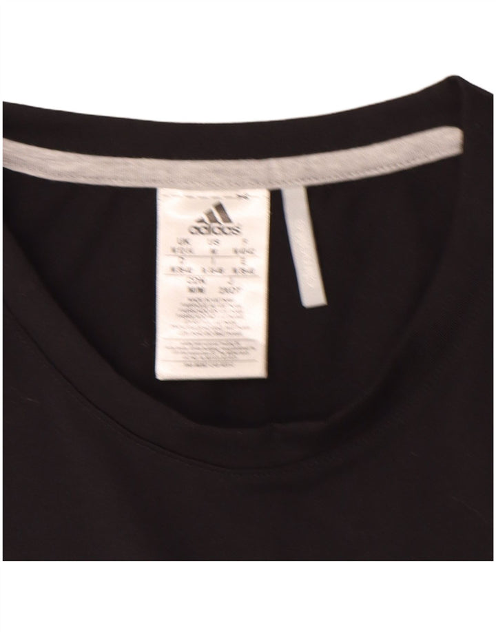 Adidas ženska majica kratkih rukava Climalite UK 12/14 srednji crni poliester