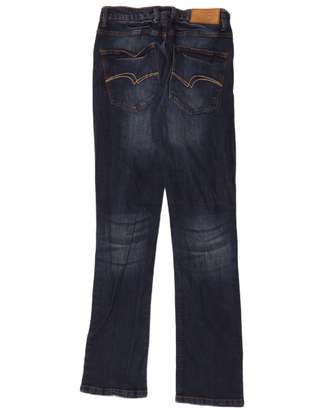 Ženske Lee Cooper Slim Bootcut traperice W30 L33 tamnoplavi pamuk