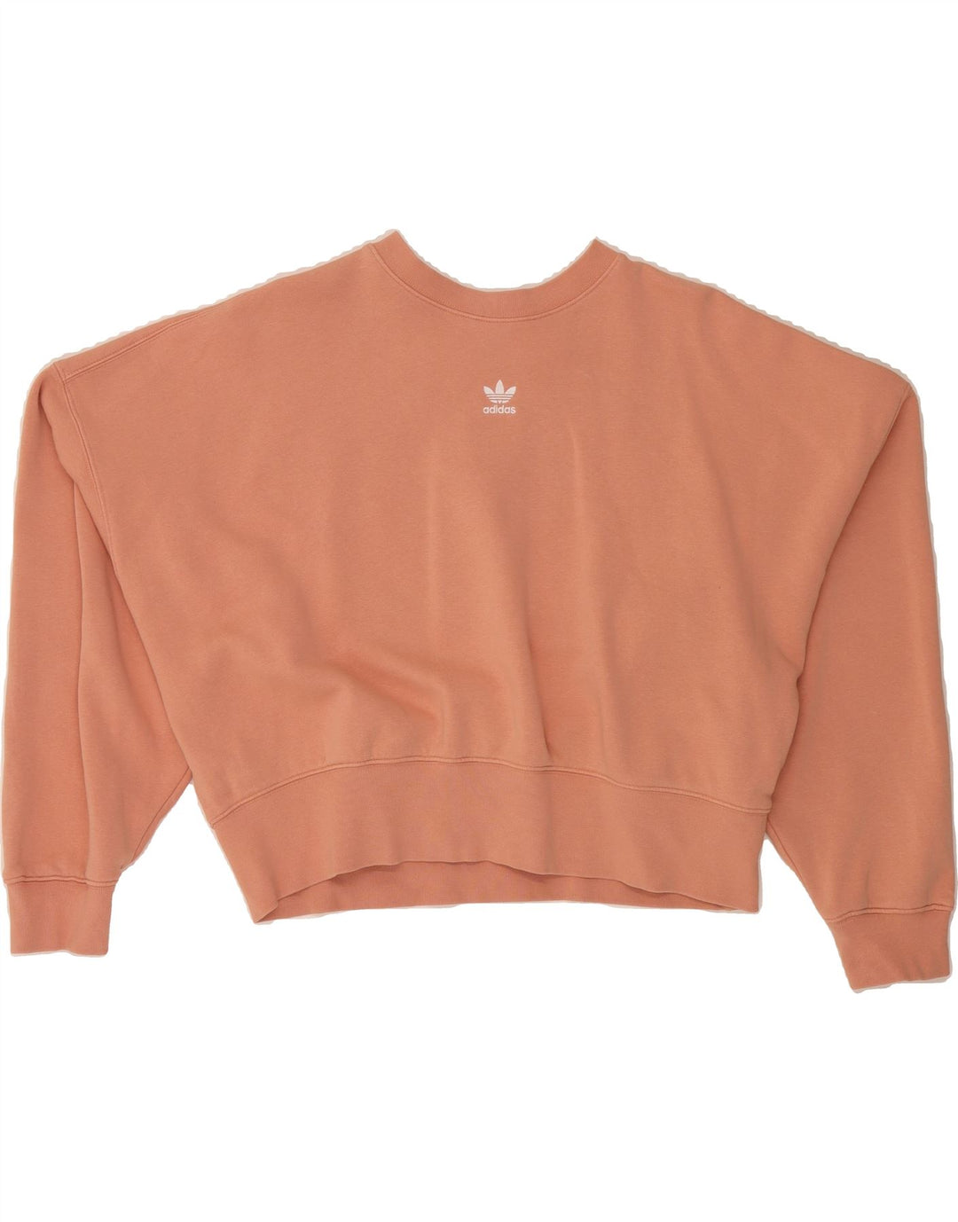 ADIDAS Womens Oversized Sweatshirt Jumper UK 8 Small  Pink Cotton Vintage Adidas and Second-Hand Adidas from Messina Hembry 