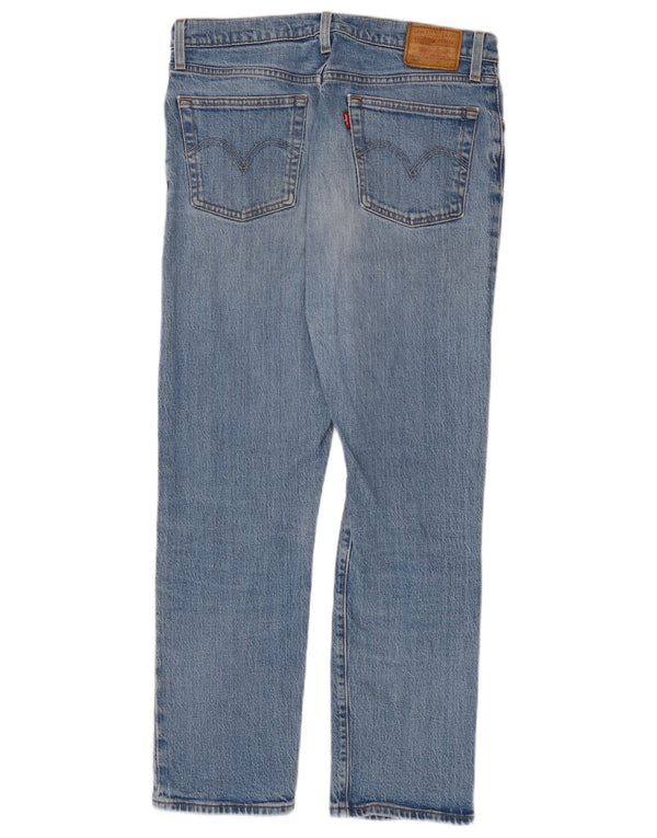 Levi's ženske 501 ravne traperice W29 L28 plavi pamuk