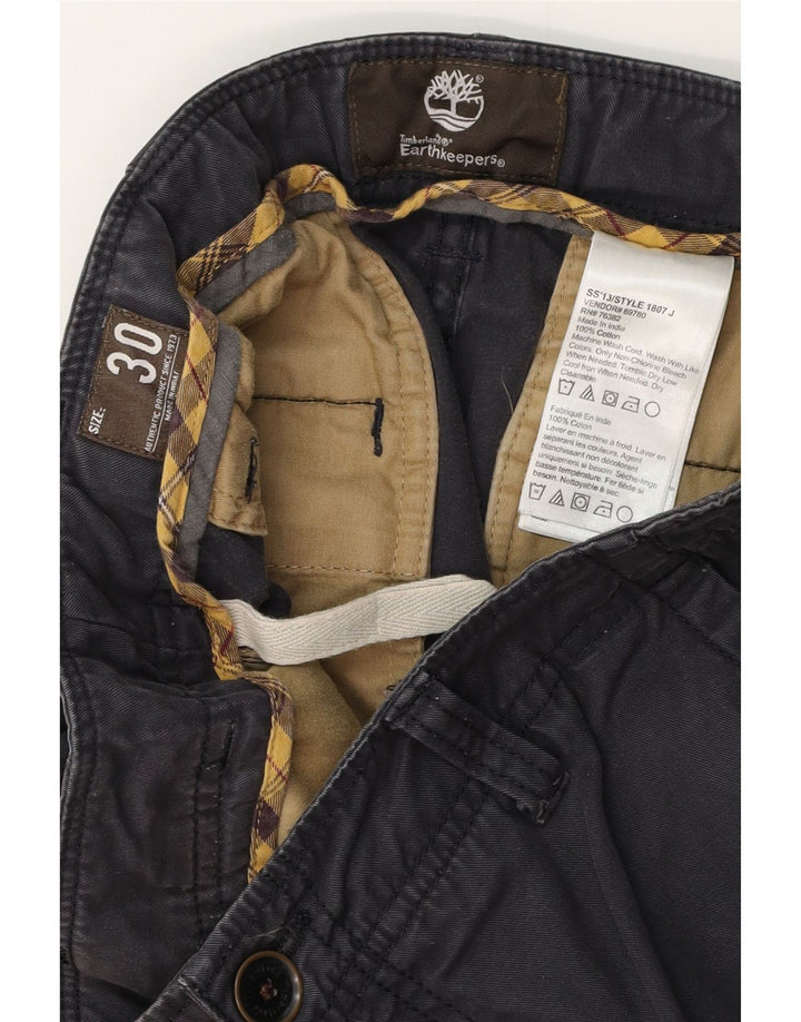 TIMBERLAND Muške kratke hlače Earthkeepers Chino W30 srednje tamnoplavi pamuk