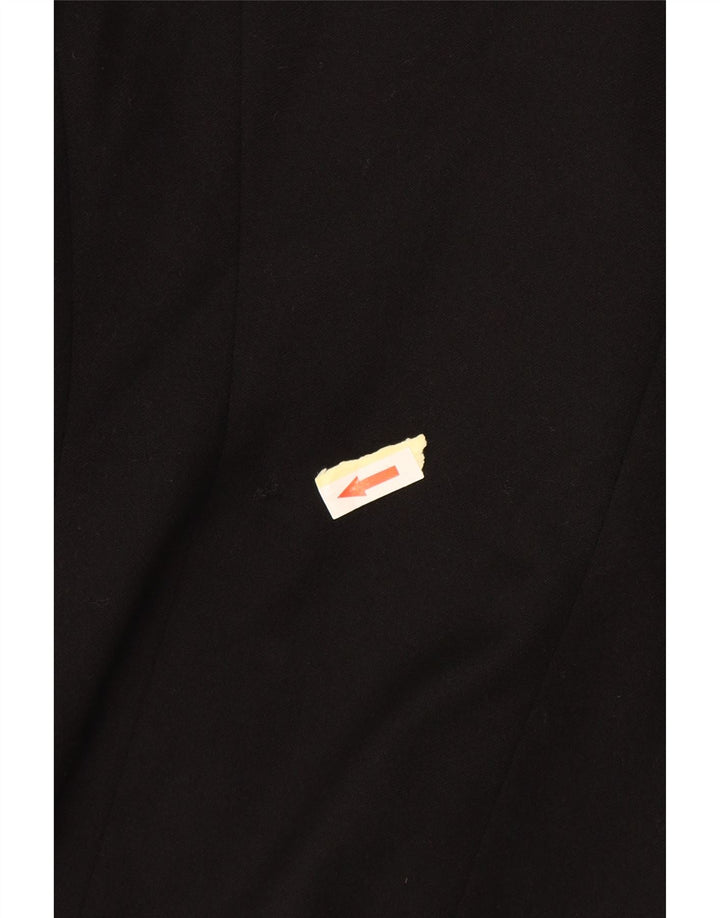 Zara ženski sako sa 1 gumbom UK 16 Velika crna vunena