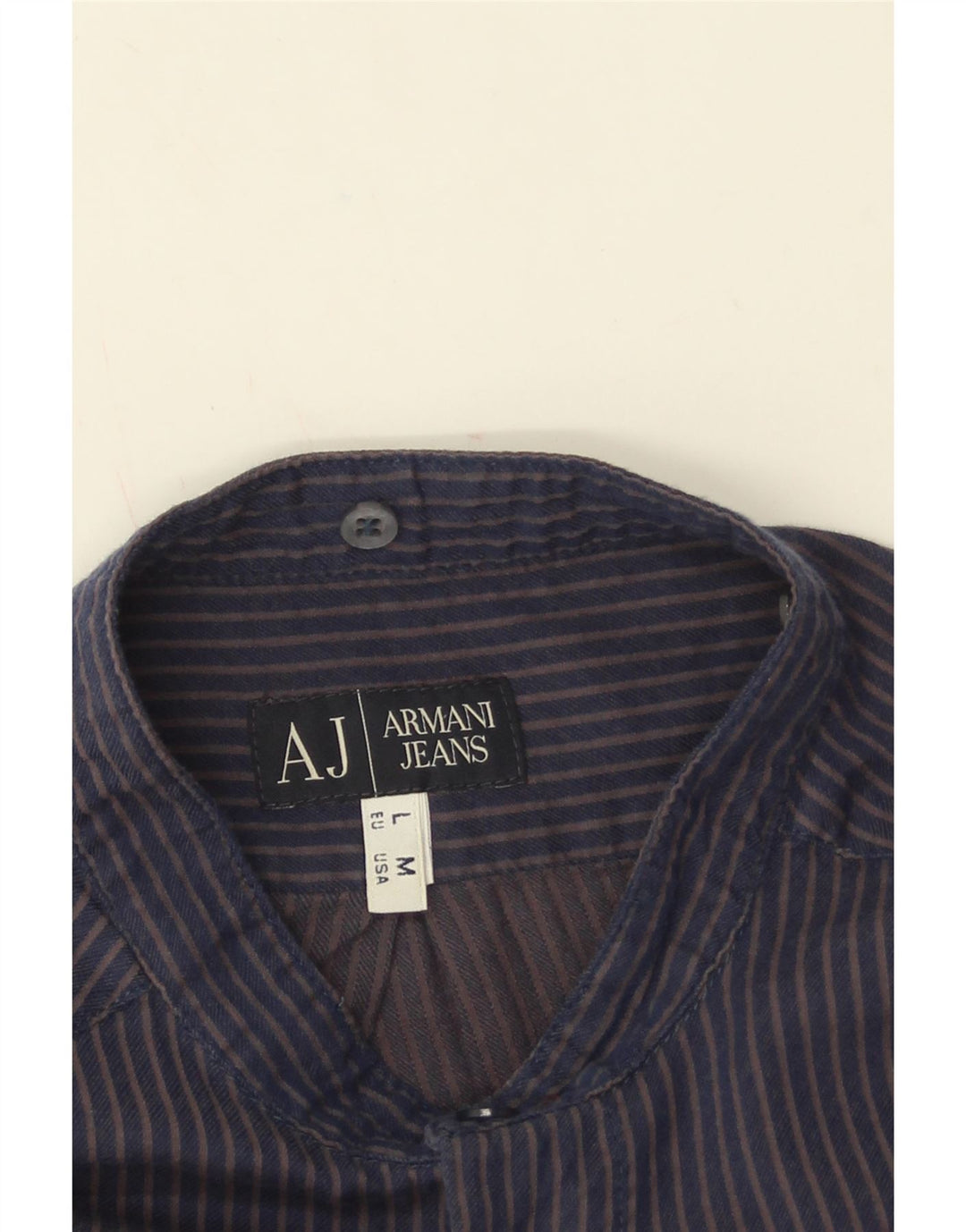 Armani Jeans muška košulja s velikim tamnoplavim prugama